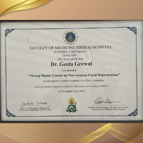 Dr Geeta Grewal award