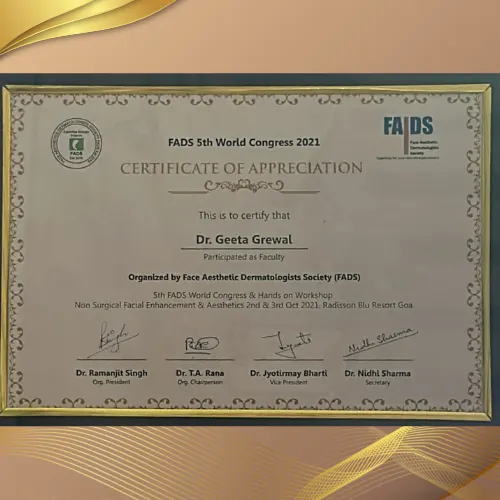 Dr Geeta Grewal award
